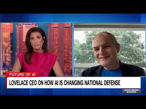 Lovelace CEO on how AI is changing national defense - CNN International Quest Means Business